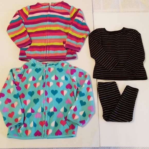 Garanimals Toddler Multicolor Long Sleeve Hoodies - Picture 4 of 8